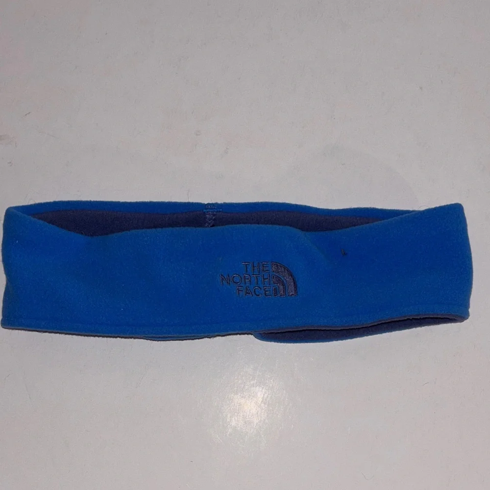 Kids North Face Royal Blue Fleece Headband with Navy Lining  Blue North Face